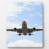 乗客飛行機 フォトプラーク (正面)