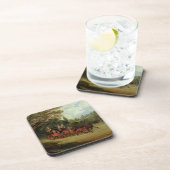 乗客(canvaが付いている王室のな郵便車の油 コースター (右側)