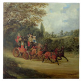 乗客(canvaが付いている王室のな郵便車の油 タイル (正面)