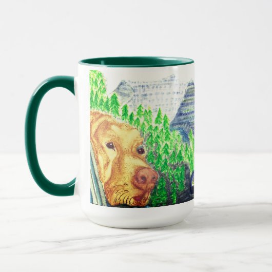 乗最高のり続けるマググ マグカップ (左)