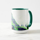 乗最高のり続けるマググ マグカップ (正面右)