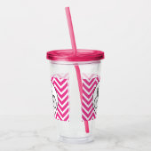 乗楽しむり物 |花付き自転車やる気を起こさせる アクリルタンブラー (左)