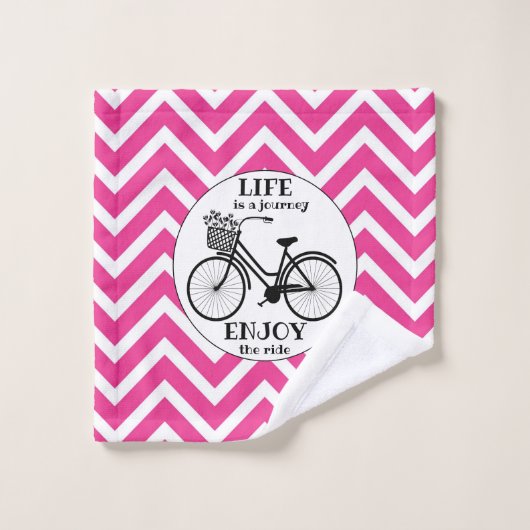 乗楽しむり物 |花付き自転車やる気を起こさせる バスタオルセット (ウォッシュタオル)