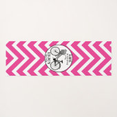 乗楽しむり物 |花付き自転車やる気を起こさせる ヨガマット (裏面(横))