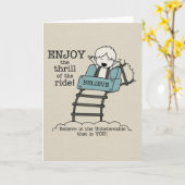 乗楽しむり カード (黄色い花)