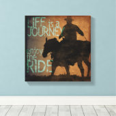 乗楽しむり キャンバスプリント (インサイチュ (ウッドフロア))