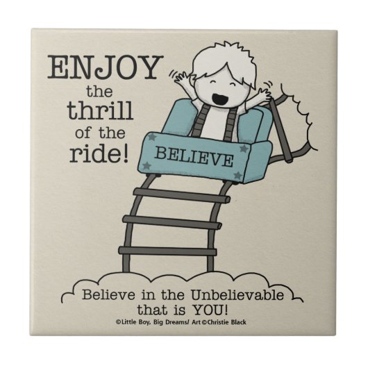 乗楽しむり タイル (正面)