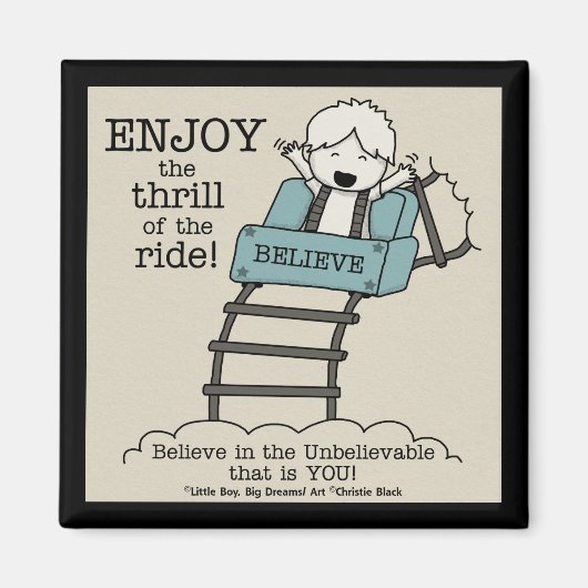 乗楽しむり マグネット (正面)