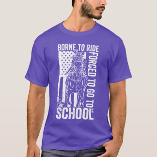 乗生まれ馬Forcedo Goo Schoolの友人 Tシャツ