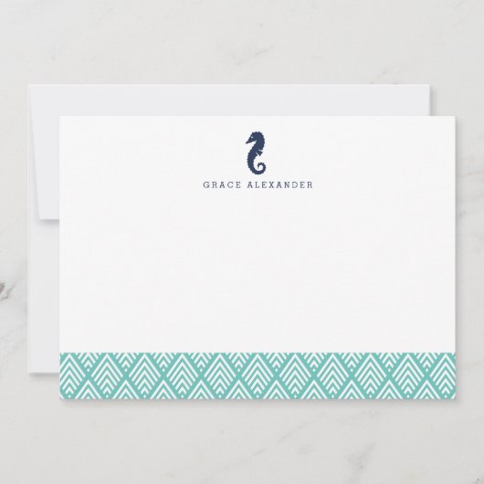 乗用便パーソナライズされた具フラットカード ノートカード (正面)