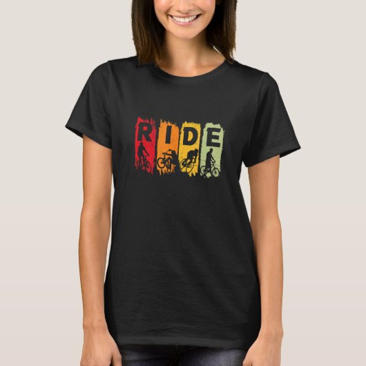 乗用自転車サイクリスト Tシャツ (正面)