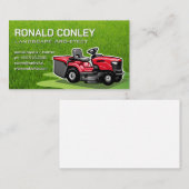 乗用芝刈り |芝生気に 名刺 (正面/裏面)