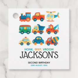 乗用車及びトラック輸送誕生日 フェイバータグ