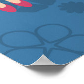 乗算テーブルの数式ポスター ポスター (角)