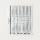 乗算テーブル タペストリー (正面)