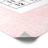 乗算テーブル ポスター (角)