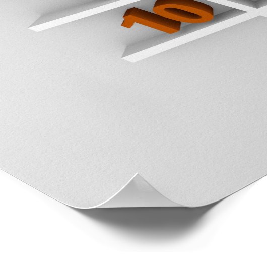 乗算表 ポスター (角)