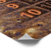 乗算/時刻表 ポスター (角)