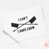 乗組員が無い 楕円形シール (封筒)