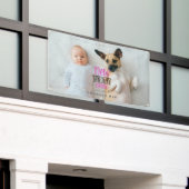 乗組員にとって新しい|出産案内所の標識 横断幕 (ビルの外側)