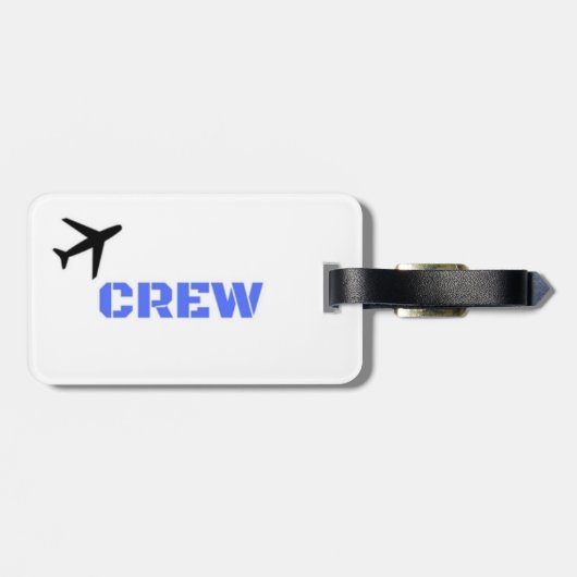 乗組員のバッグの荷物のラベル ラゲッジタグ (裏面横)