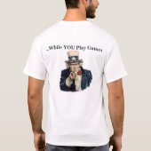 乗組員は起こります Tシャツ (裏面)