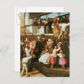 乗船シーン ポストカード (正面/裏面)