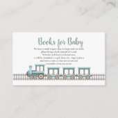 乗船ベビー表現列車シャワーブックベビー エンクロージャーカード (正面)