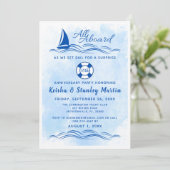 乗船全員のサプライズ(任意の年)の記念日パーティー 招待状 (スタンド正面)