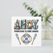 乗船許可を求む 招待状 (スタンド正面)