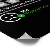 乗船降りるの大変だった おすすめしません メンズ レディース ポスター (角)