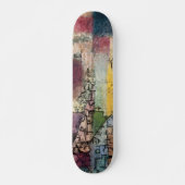 乗芸術的り物： Paul Klee Skateboard Deck スケートボード (正面)