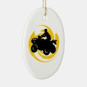 乗車および粉砕 セラミックオーナメント (右)