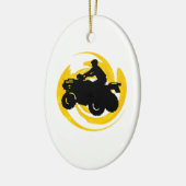 乗車および粉砕 セラミックオーナメント (左)