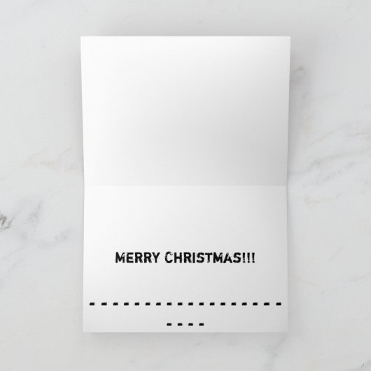 乗車のサンタの乗車 シーズンカード (内部)