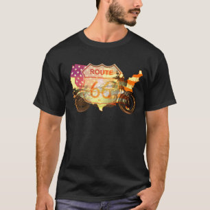 乗車のルート66 Tシャツ