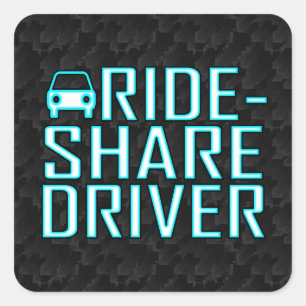 乗車の共有の運転者のRideshareの運転 スクエアシール
