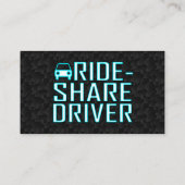 乗車の共有の運転者のRideshareの運転 名刺 (裏面)