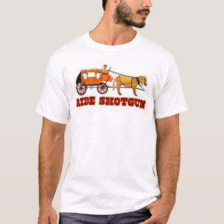 乗車の散弾銃 Tシャツ