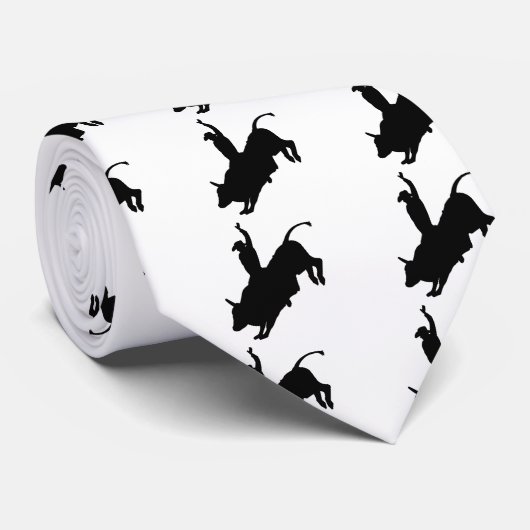 乗車の臭いBullの乗馬のロデオのカウボーイ ネクタイ (ロール)