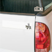 乗車のemのバク バンパーステッカー (トラック上)