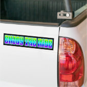 乗車を楽しんで下さい バンパーステッカー (トラック上)