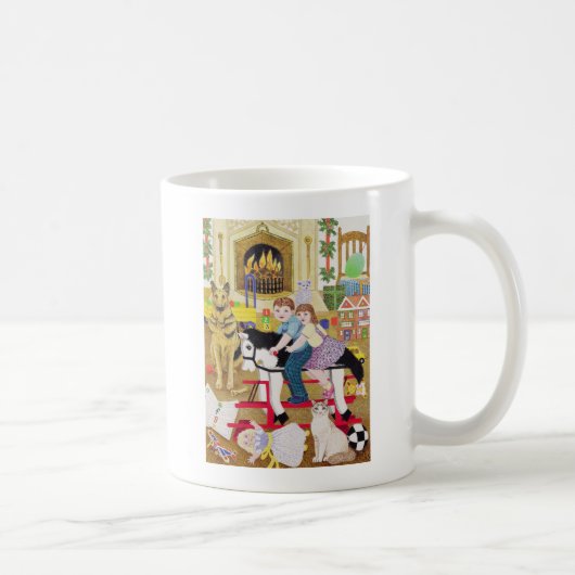 乗車雄ん鶏馬 コーヒーマグカップ (右)