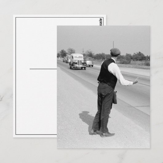 乗車， 1939 ポストカード (正面/裏面)