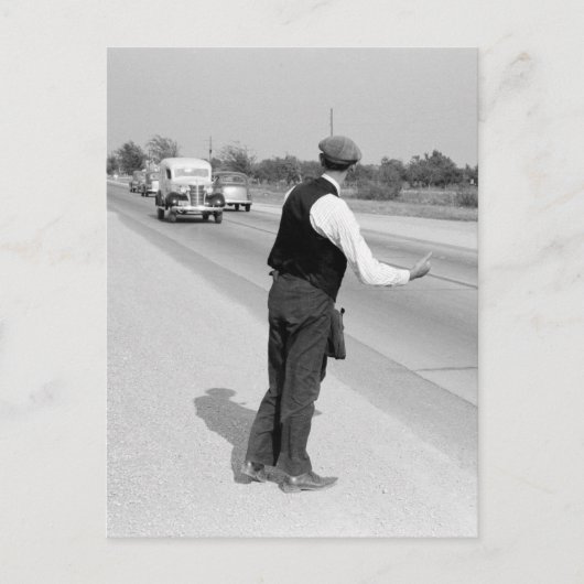 乗車， 1939 ポストカード (正面)