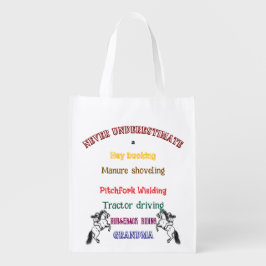 乗馬おばあちゃん エコバッグ