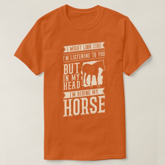 乗馬おもしろい馬券ギフト Tシャツ (デザイン正面)