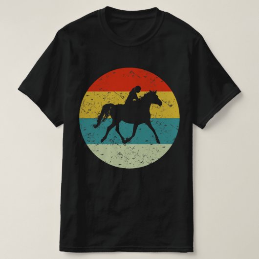 乗馬する少女 Tシャツ (デザイン正面)