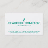 乗馬のアイコン 名刺 (裏面)