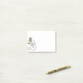 乗馬のアライグマ ポストイット (デスク上)